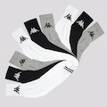 Kit Meias Kappa com 9 Pares Cano Médio Adulto BRANCO