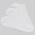 Kit Meias Selene 3 Pares Sapatilha Feminino BRANCO