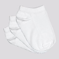 Kit Meias Selene 3 Pares Sapatilha Infantil BRANCO