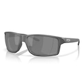 Óculos de Sol Unissex Oakley Gibston Xl Steel Prizm Black Polarized CINZA ESCURO