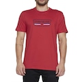 Camiseta Quiksilver Range Life Front - Masculina VERMELHO