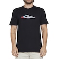 Camiseta Quiksilver Warp Drive - Masculina PRETO