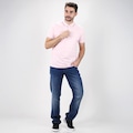 Camisa Polo Colcci Duas Listras - Masculina ROSA