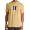 Camiseta Hurley Plus Size Silk Icon - Masculina BEGE