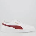 Tênis Puma Shuffle Branco e Vermelho BRANCO