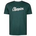 Camiseta Manga Curta Champion Signature Vintage Silk - Masculina VERDE ESCURO