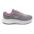 TÊNIS SKECHERS GO RUN CONSISTENT 2.0 CORRIDA - FEMININO CINZA CLA/ROSA