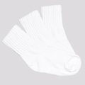 Kit Meias Selene 3 Pares Cano Longo Infantil BRANCO