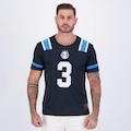 Camisa Grêmio Futebol Americano Preta PRETO