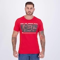 Camiseta Vibe Casual Masculina VERMELHO