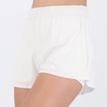 Short Fila Future Sports Duplo Flow Feminino BRANCO