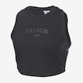 Camiseta Regata Nike Sportswear Cropped - Feminina PRETO