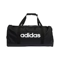 Mala Adidas Duffel Linear M - Unissex PRETO/BRANCO