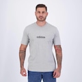 Camiseta Adidas Small Logo Linear Cinza CINZA
