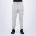 Calça Adidas French Terry 3 Stripes - Masculina CINZA