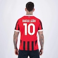 Camisa Milan Home 2025 Puma 10 Rafa Leão Masculina VERMELHO