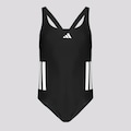 Maiô adidas 3 Listras - Infantil PRETO