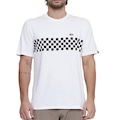 Camiseta Quiksilver Checker Masculina Snow BRANCO