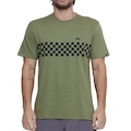 Camiseta Quiksilver Checker Masculina VERDE ESCURO