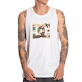 Camiseta Regata Dc Shoes Classic Camo Star Fill - Masculina BRANCO