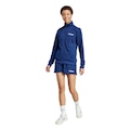 Conjunto Jaqueta adidas Essentials Linear + Shorts - Feminino AZUL ESCURO