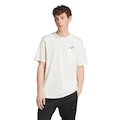 Camiseta adidas Estampada Bolso Lounge Slides - Masculina OFF WHITE