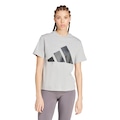 Camiseta adidas Essentials Big Logo - Feminina CINZA/PRETO