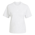 Camiseta adidas Essentials Small Logo - Feminina CINZA