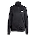 Jaqueta Tricot adidas Três Listras - Feminina PRETO