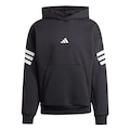 Blusão adidas Capuz Future Icons Três Listras - Masculina PRETO