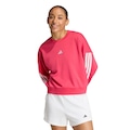 Blusão adidas Essentials Três Listras - Feminina ROSA