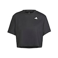 Camiseta Treino adidas Boxy Essentials - Feminina PRETO
