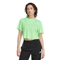 Camiseta Treino adidas Boxy Essentials - Feminina VERDE