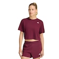 Camiseta Treino adidas Boxy Essentials - Feminina VINHO