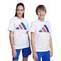 Camiseta adidas Essentials - Infantil BRANCO/AZUL
