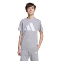 Camiseta adidas Essentials - Infantil CINZA/BRANCO