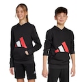 Blusão adidas Capuz Essentials Infantil - Infantil PRETO/BRANCO