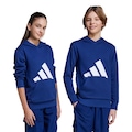 Blusão adidas Capuz Essentials Infantil - Infantil AZUL CLA/BRANCO