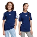 Camiseta adidas Essentials Infantil AZUL CLA/BRANCO