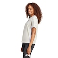 Camiseta adidas Essentials Três Listras - Feminina BEGE