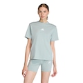 Camiseta adidas Essentials Três Listras - Feminina VERDE CLARO