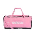 Mala adidas Duffel Linear Média - Unissex ROSA/BRANCO