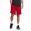 Bermuda Masculina adidas Basquete Legends 3 Listras VERMELHO