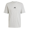 Camiseta adidas Malha Simples Essentials Small Logo - Masculina CINZA