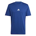Camiseta adidas Malha Simples Essentials Small Logo - Masculina AZUL
