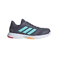 Tênis adidas Indoor Ligra 8 - Masculino CINZA ESC/VERDE CLA