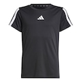 Camiseta Treino adidas Essentials Três Listras Infantil PRETO