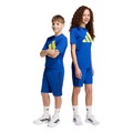 Short adidas Train Essentials Três Listras - Infantil AZUL/AZUL ESC