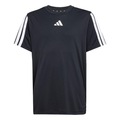 Camiseta adidas Train Essentials Três Listras Infantil PRETO