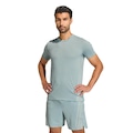 Camiseta adidas Designed 4 Training Três Listras - Masculina VERDE CLARO
